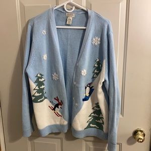 Sz 16-18 Classic Elements button down sweater